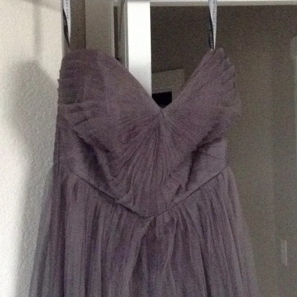Jenny Yoo Annabelle Tulle Shadow Grey Size 4